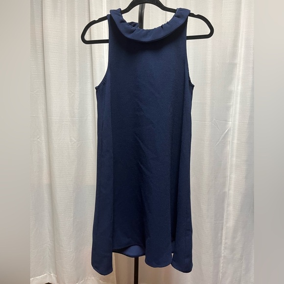 Pomander Place by Tuckernuck Navy Blythe Bow Tie Back Swing Mini Dress | XS - Picture 1 of 11